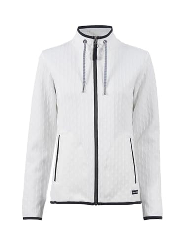 s'questo Sweatjacke Sweatjacke,sportlich, Jaquard-Optik, Stehkragen Offwhite Soquesto Kollektion True Love im Sale